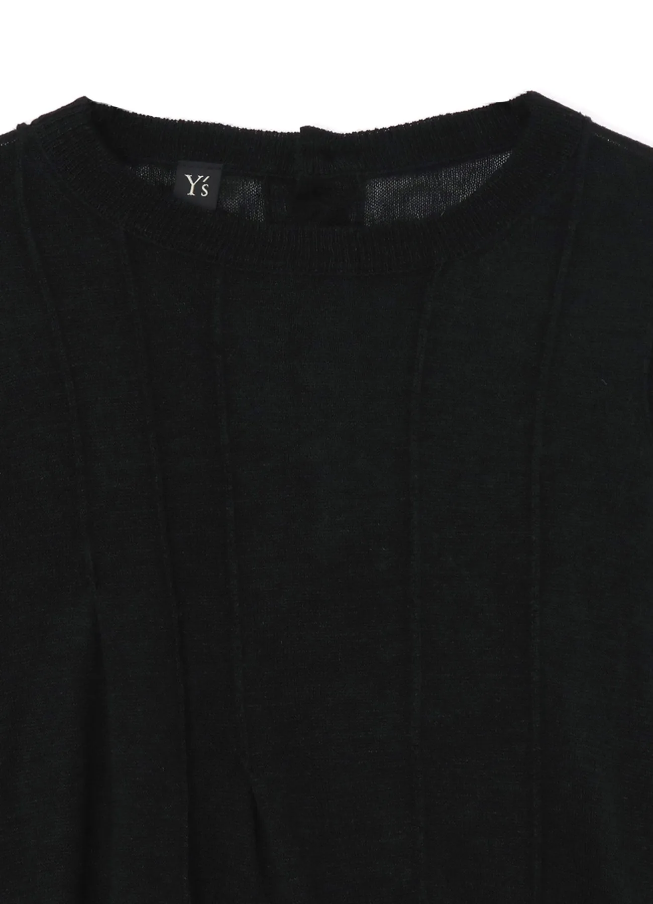 PLAIN STITCH PLEATED PULLOVER