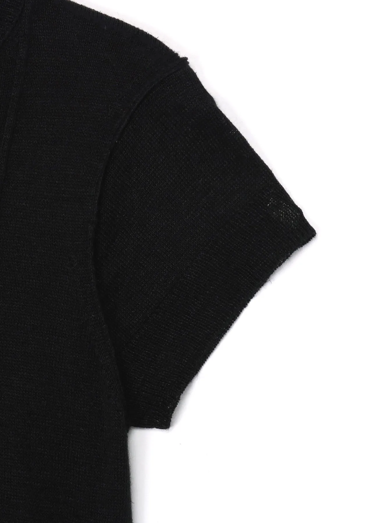PLAIN STITCH PLEATED PULLOVER