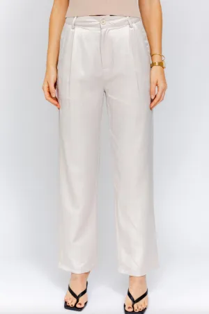Pleated Crop Pants