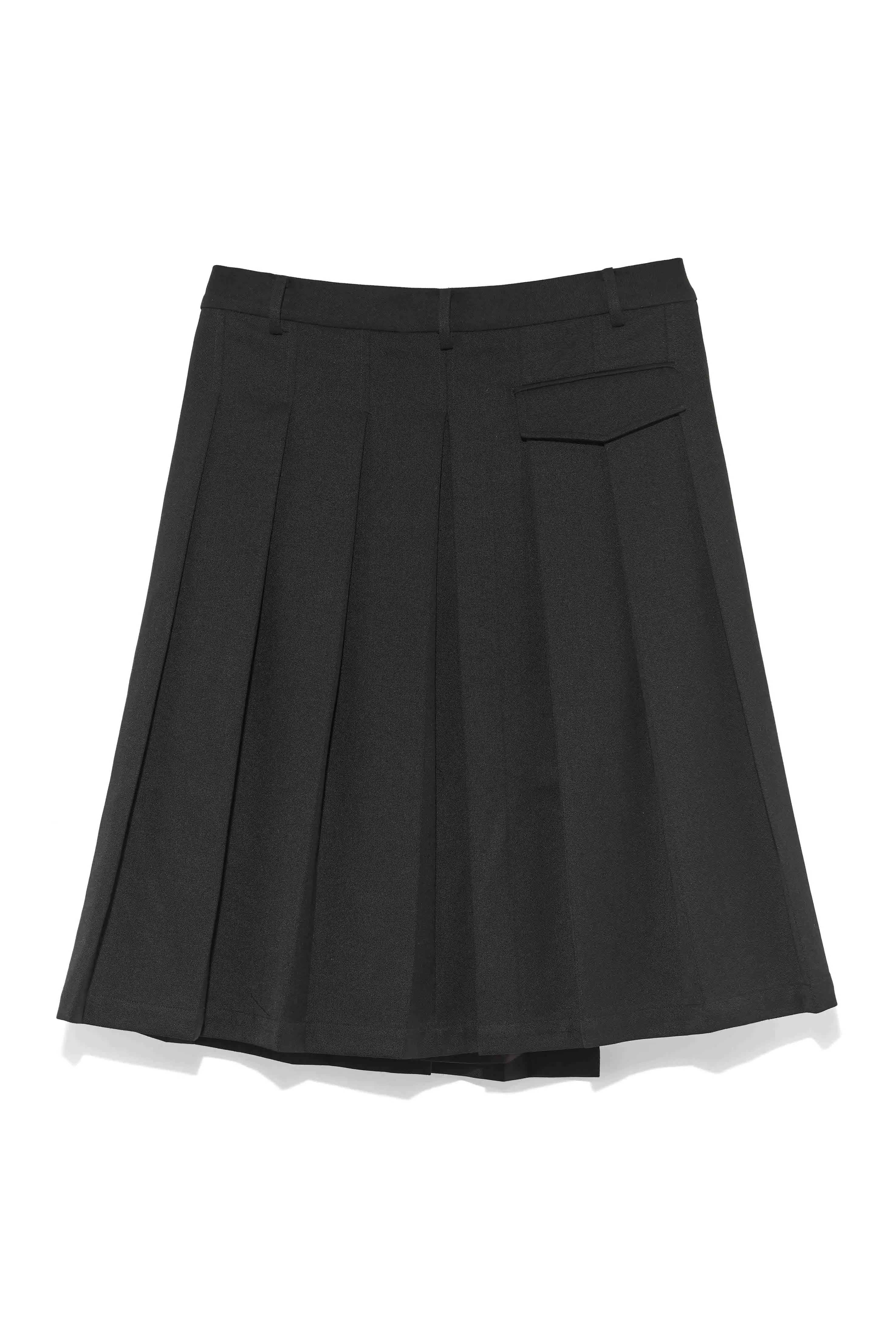 Pleated Skirt Black