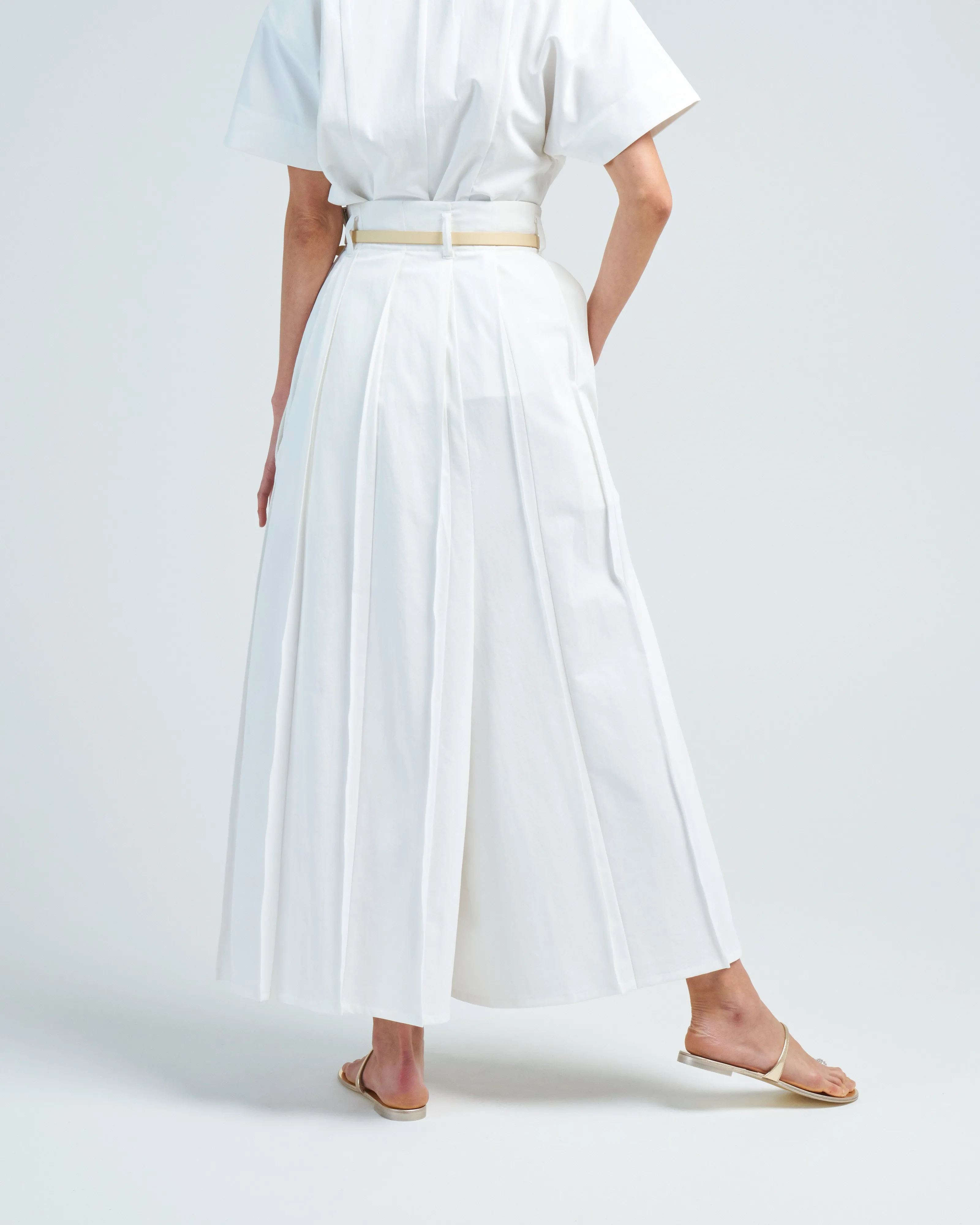 pleated skirt pants
