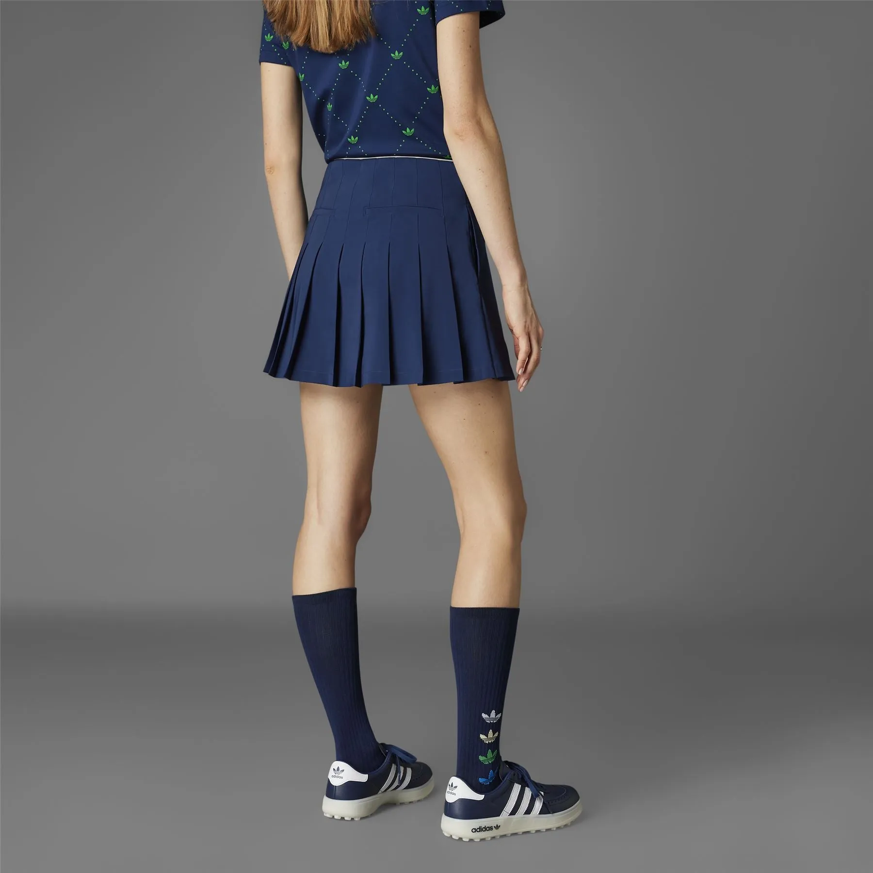 Pleated Skort Night Indigo
