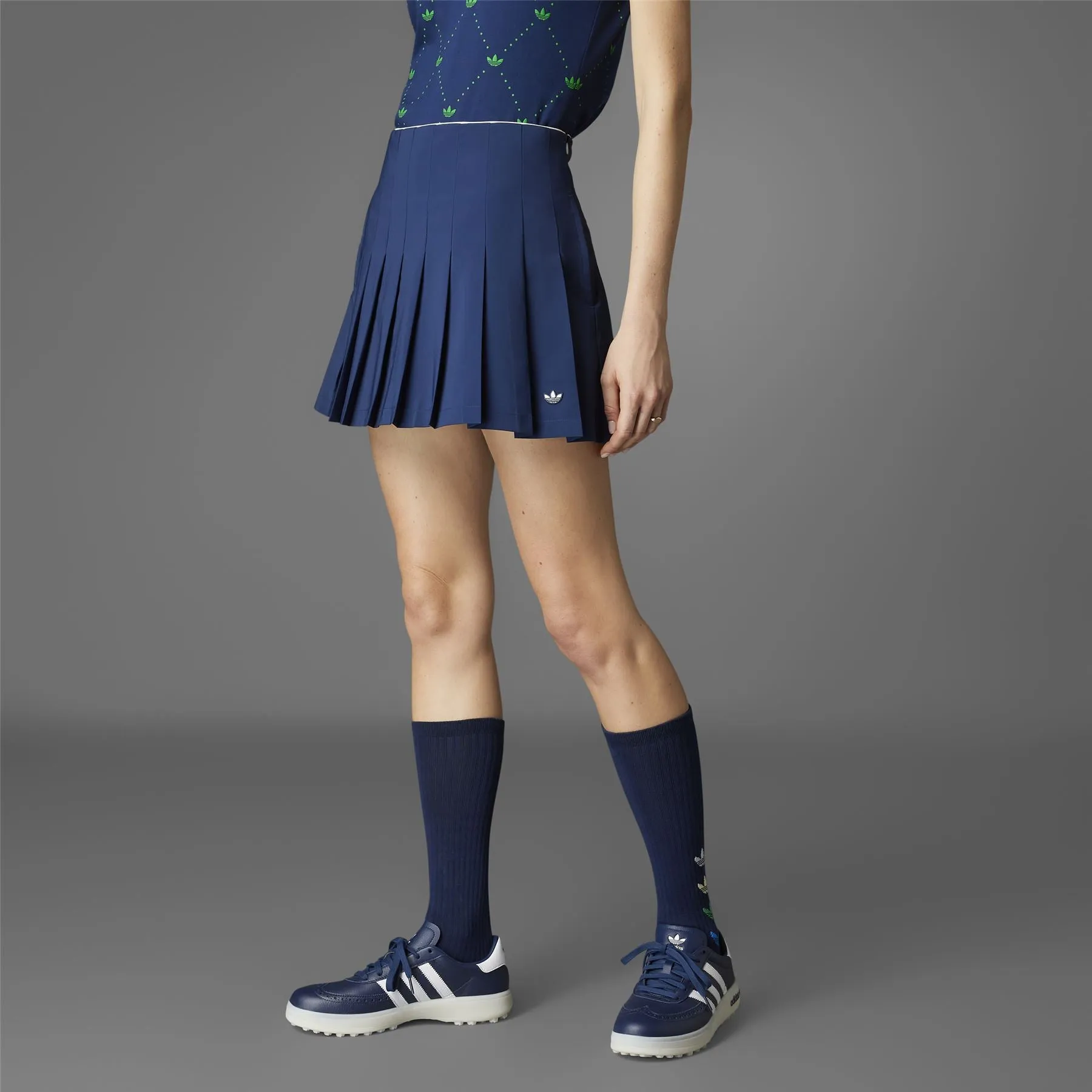 Pleated Skort Night Indigo