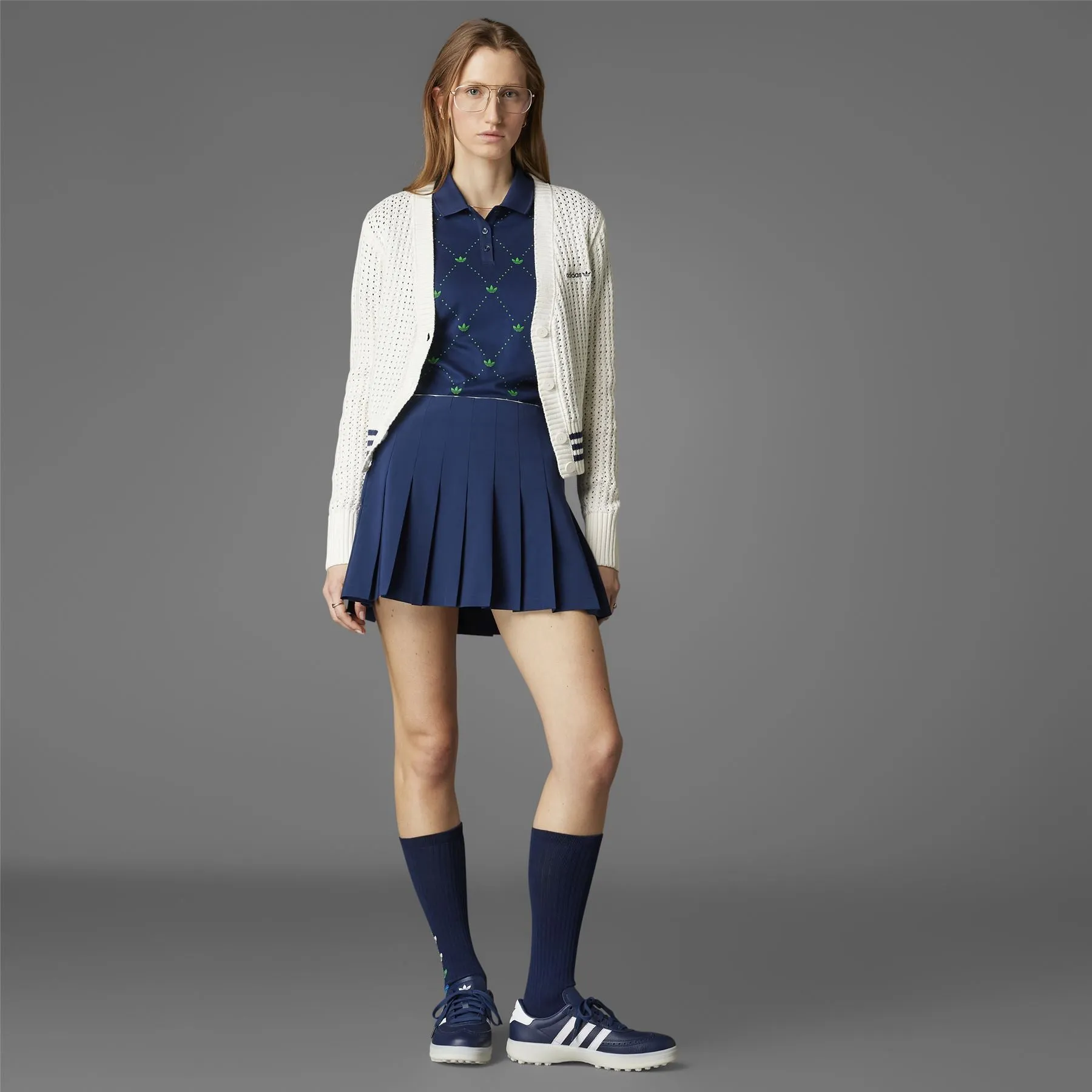 Pleated Skort Night Indigo