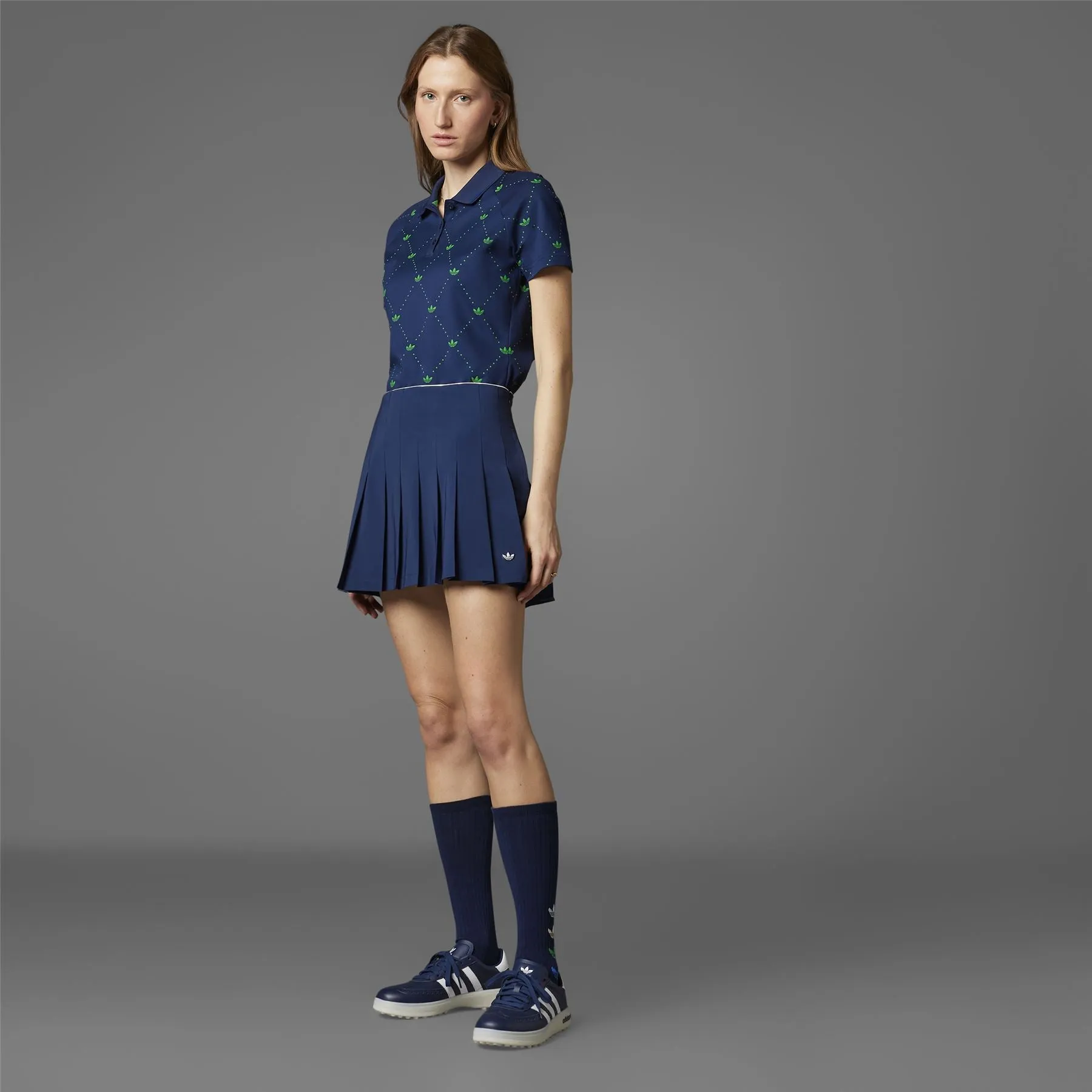 Pleated Skort Night Indigo