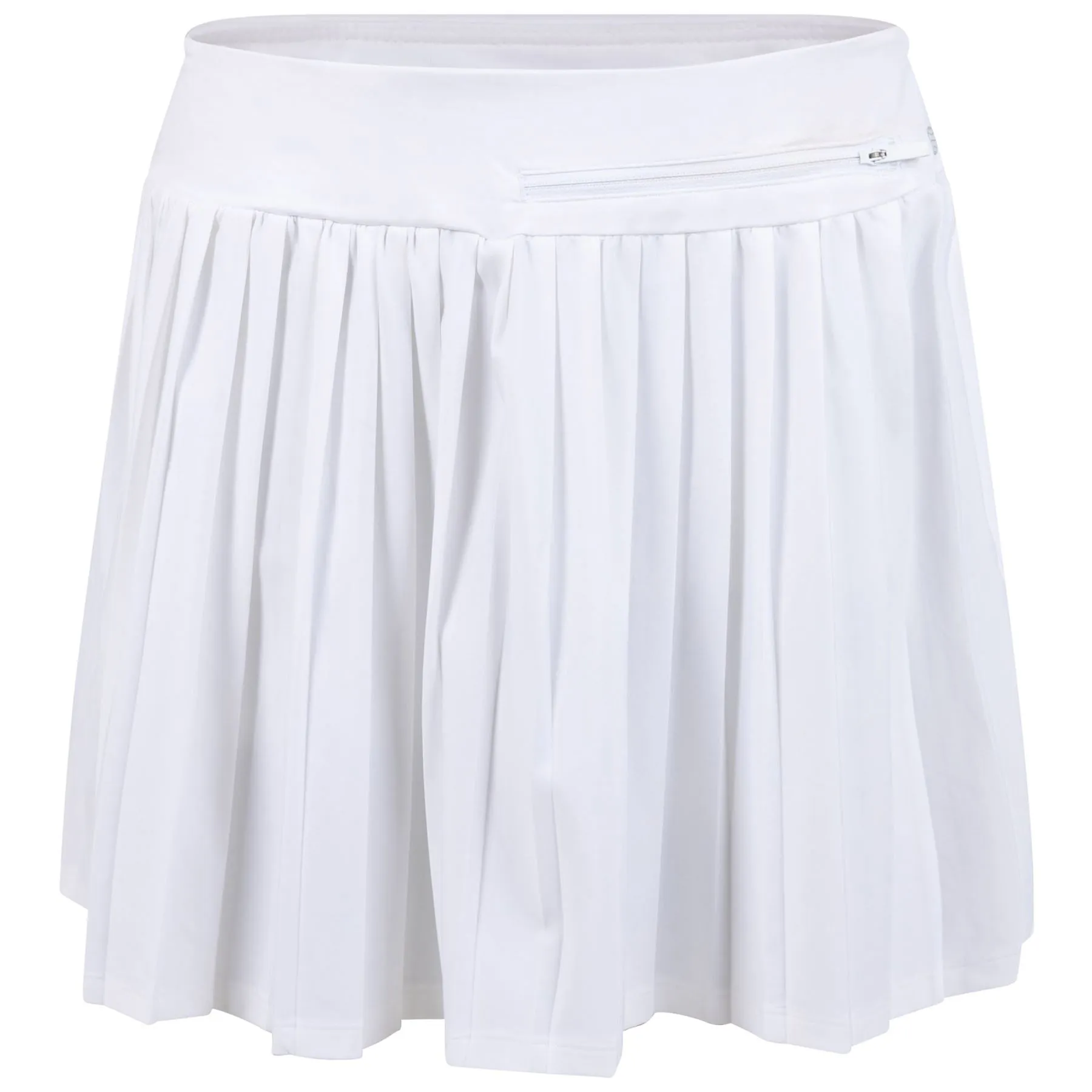 Pleated Skort White