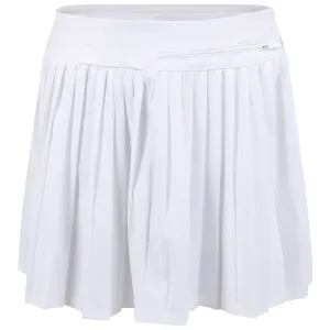 Pleated Skort White