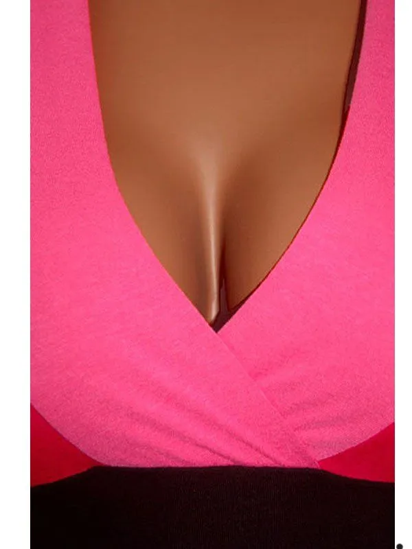 Plus Size Pink Maxi Dress