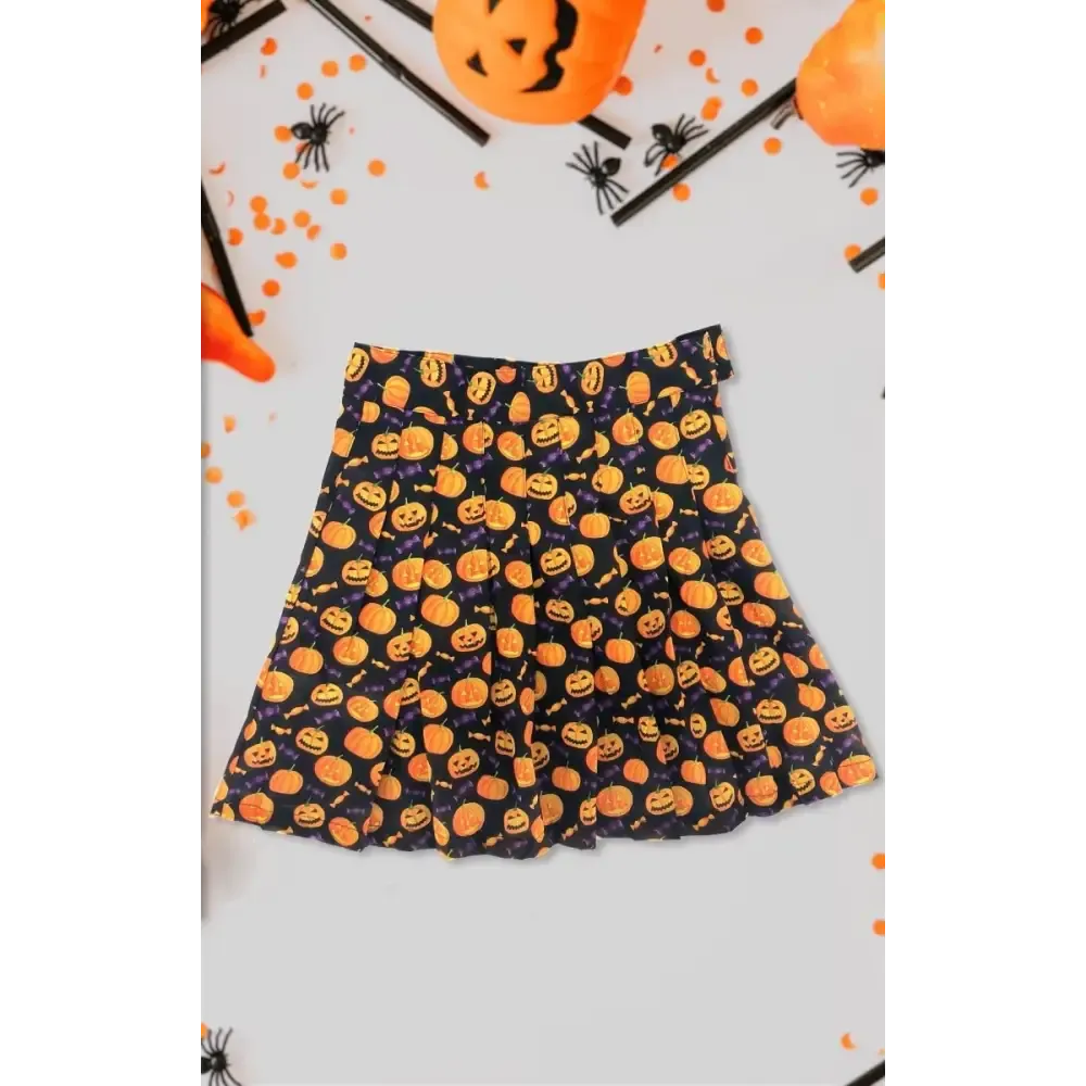 Pumpkin Queen Pleated Skirt for Your Fall Wardrobe