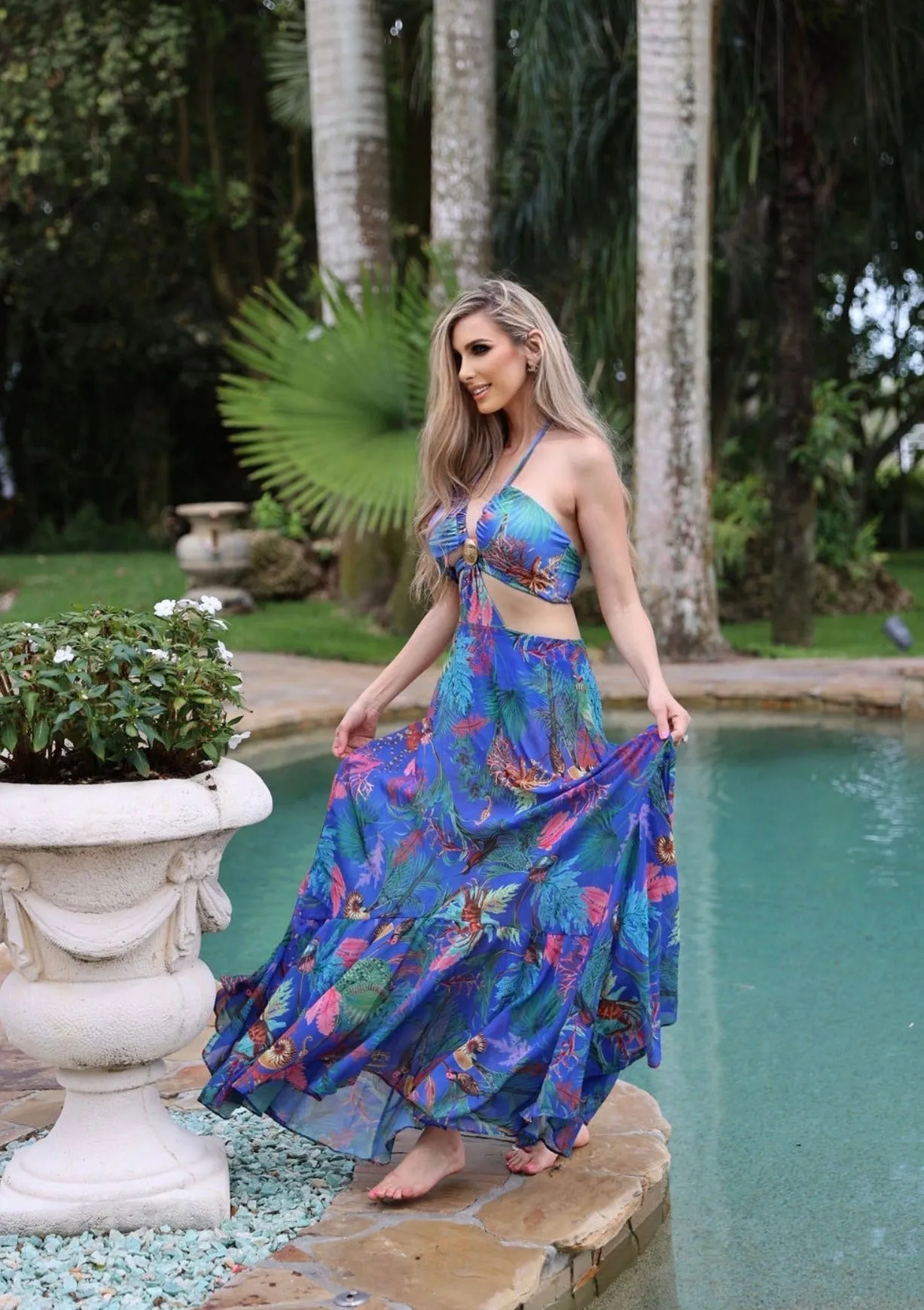 "CANCUN" BEACH MAXI DRESS