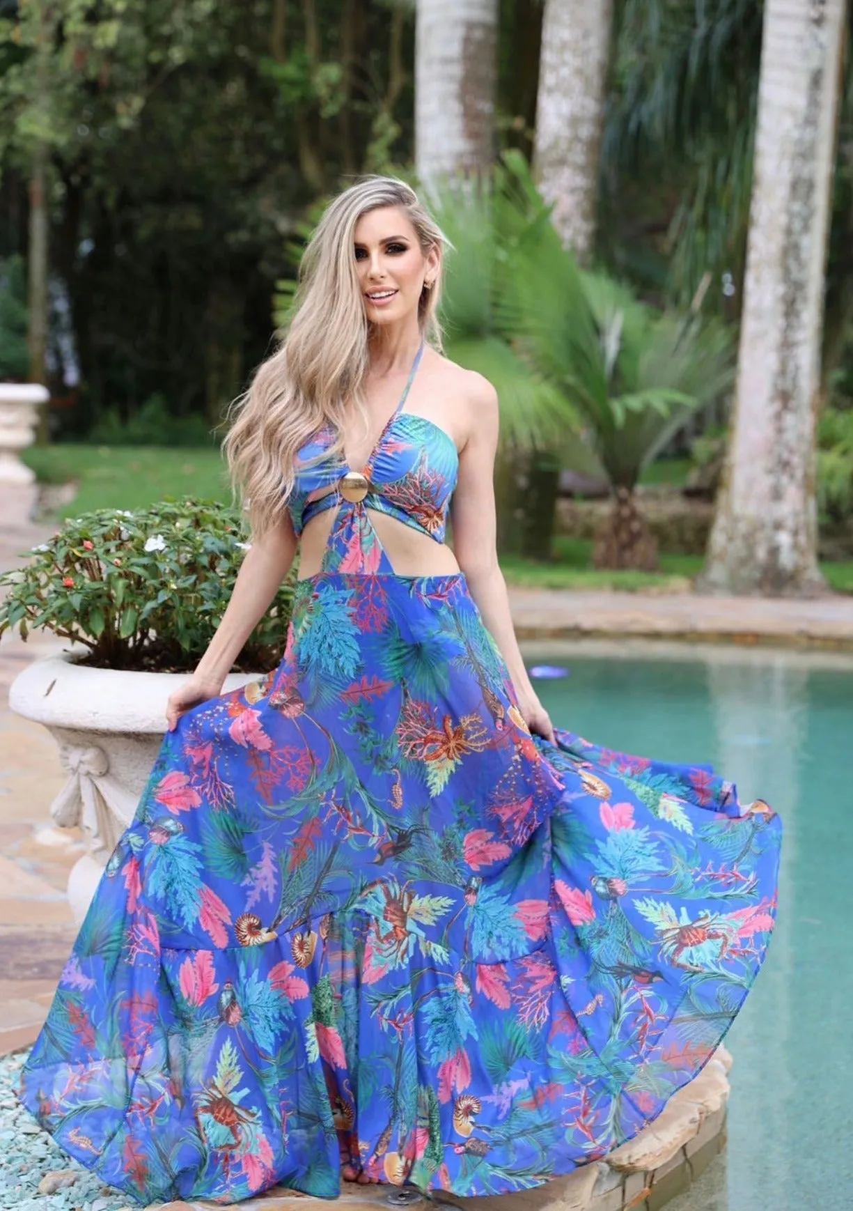 "CANCUN" BEACH MAXI DRESS