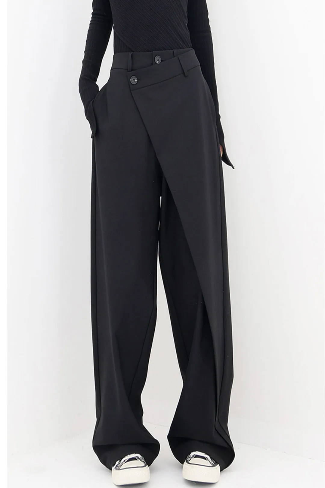 Raelynn - Asymmetrical Baggy Pants