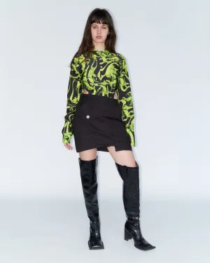 Risk asymmetrical skirt