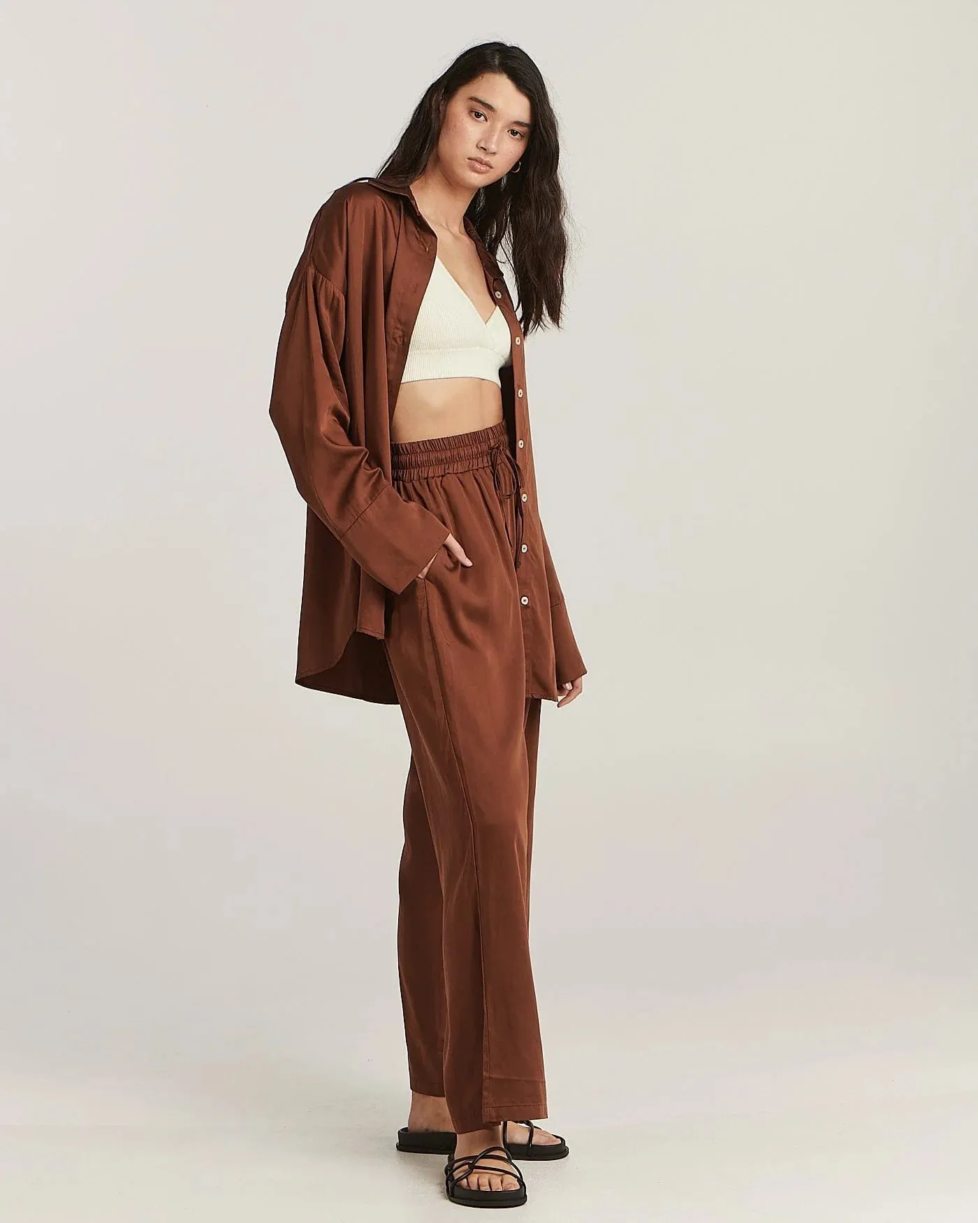 Rita Pant Chocolate