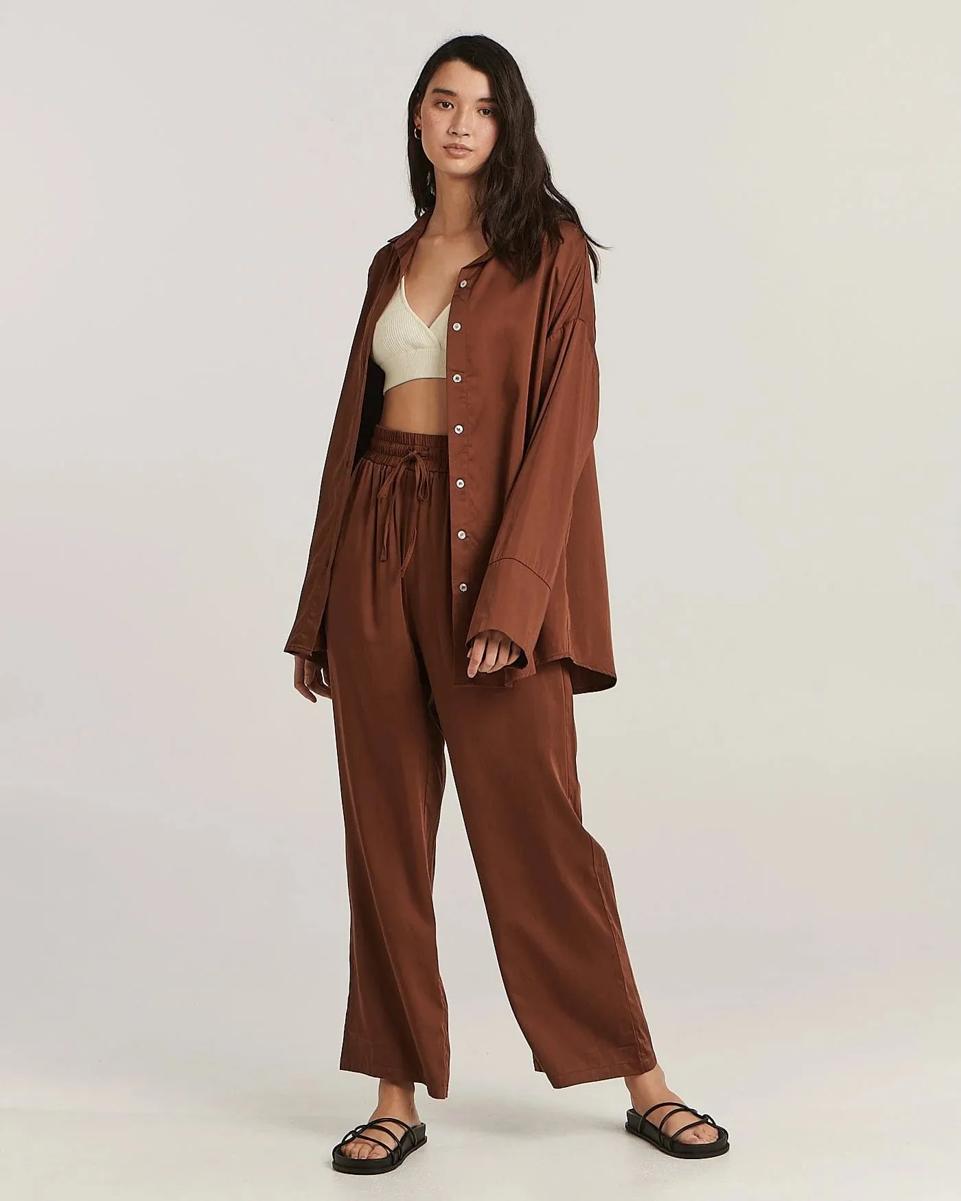 Rita Pant Chocolate