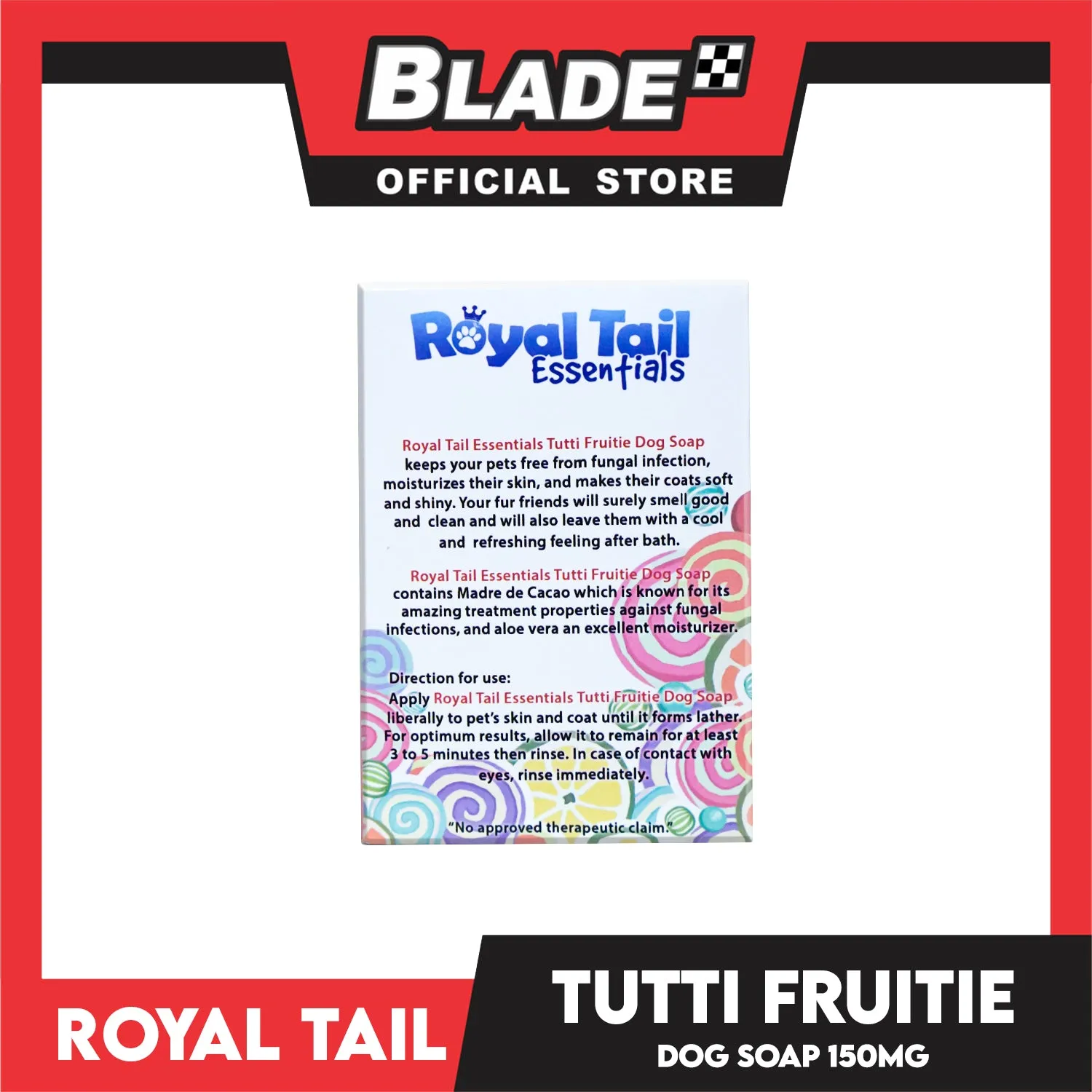 Royal Tail Essentials Madre de Cacao Dog Soap (Tutti Fruitie) 150mg