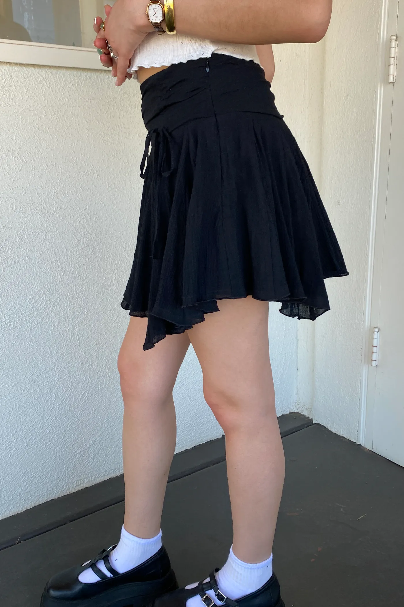 Ruffle Mini Skirt by For Good