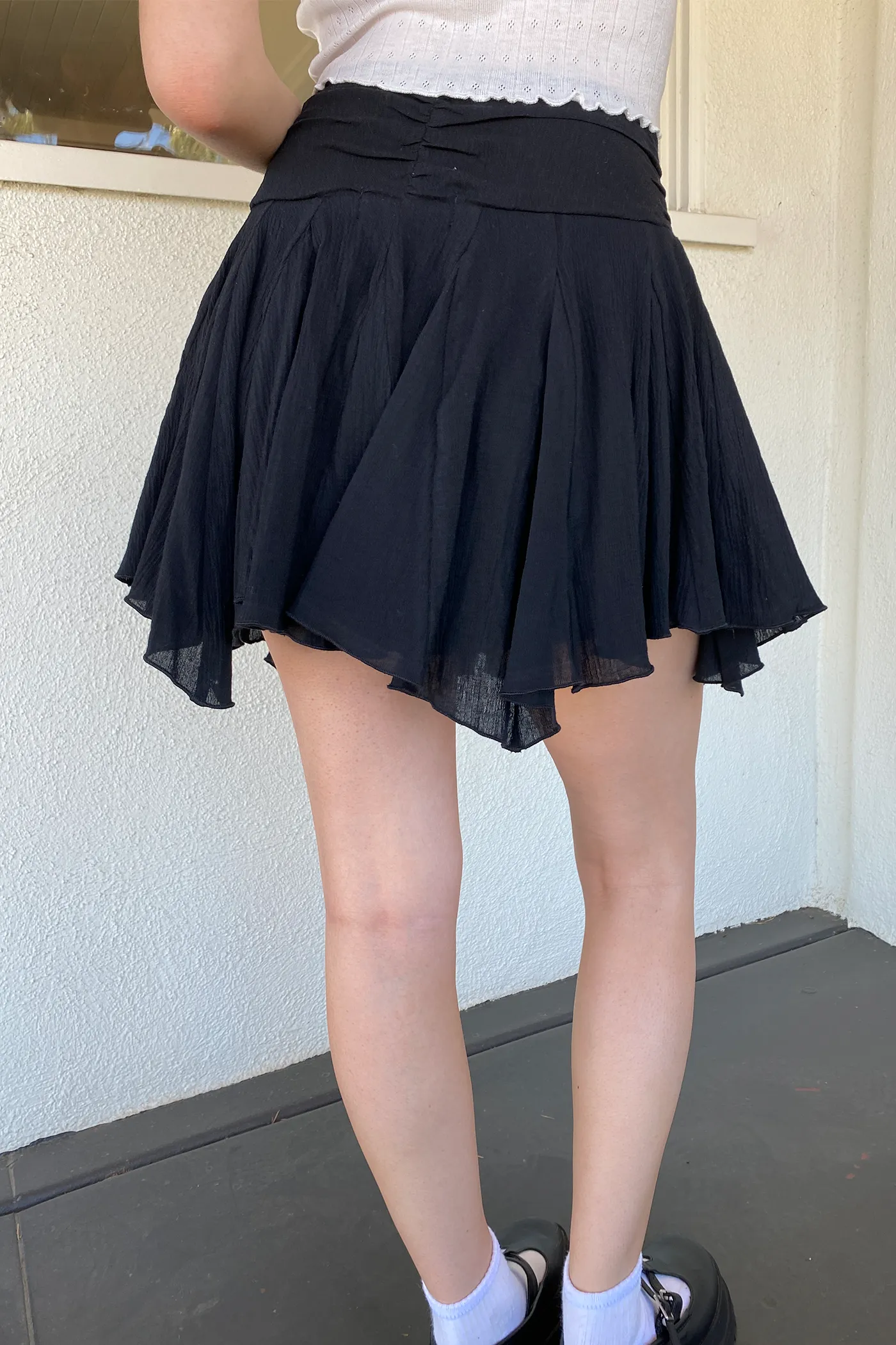 Ruffle Mini Skirt by For Good