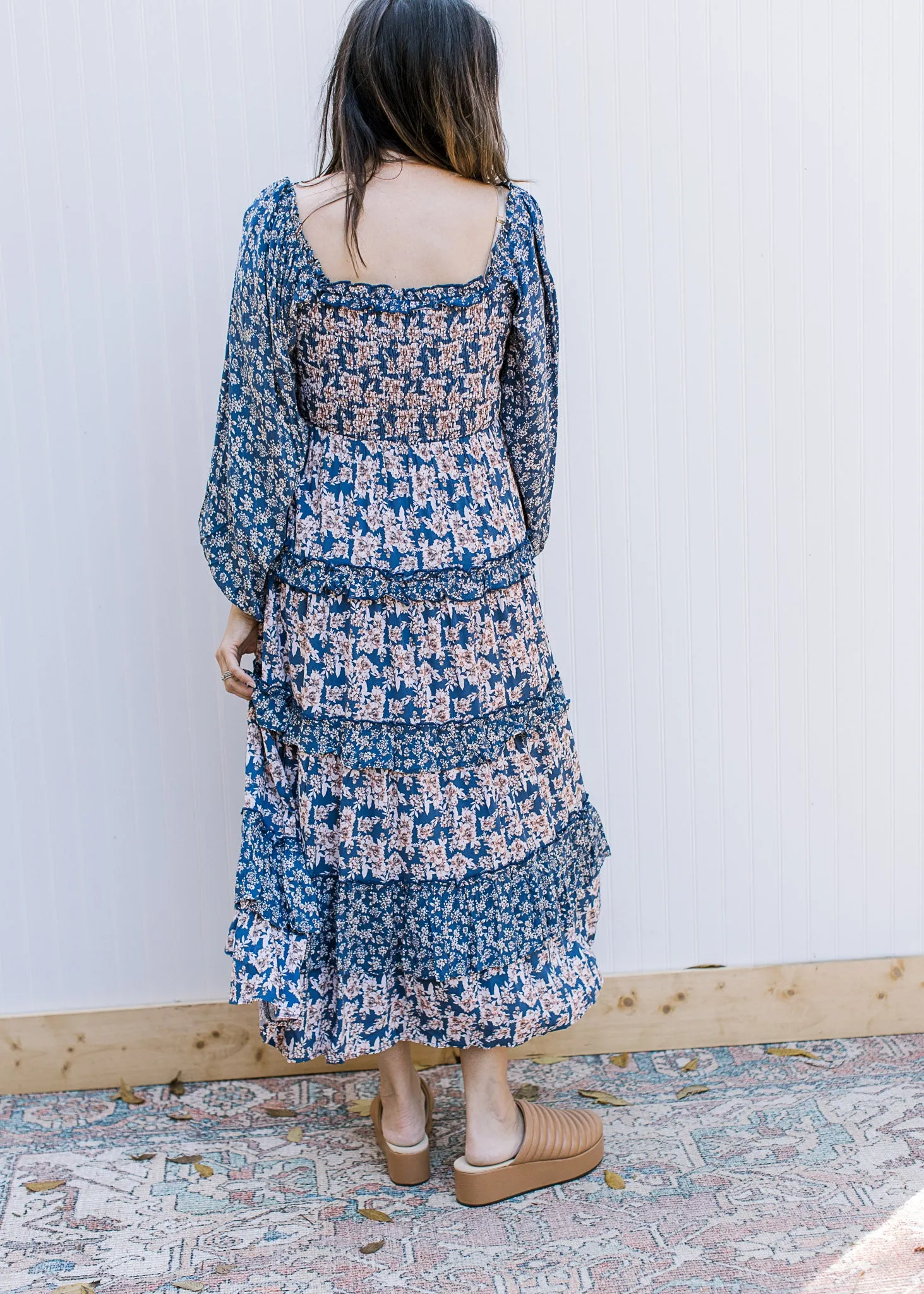 Ruffles and Florals Tiered Maxi