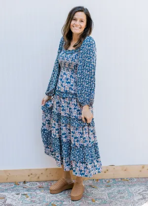 Ruffles and Florals Tiered Maxi