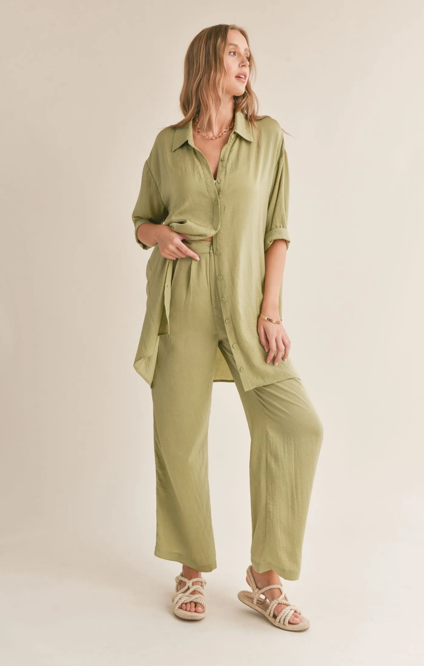 Sadie And Sage Juicy Pleated Pants