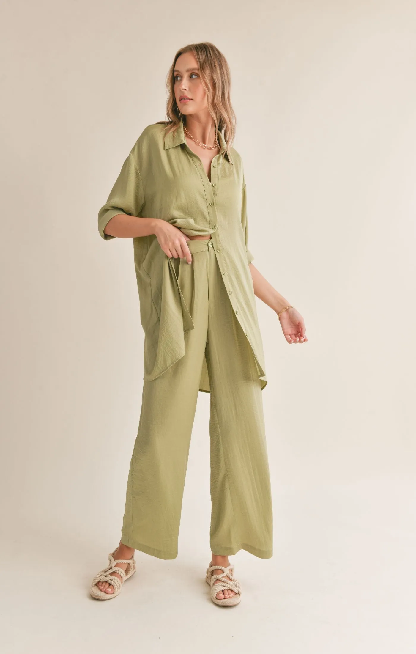 Sadie And Sage Juicy Pleated Pants