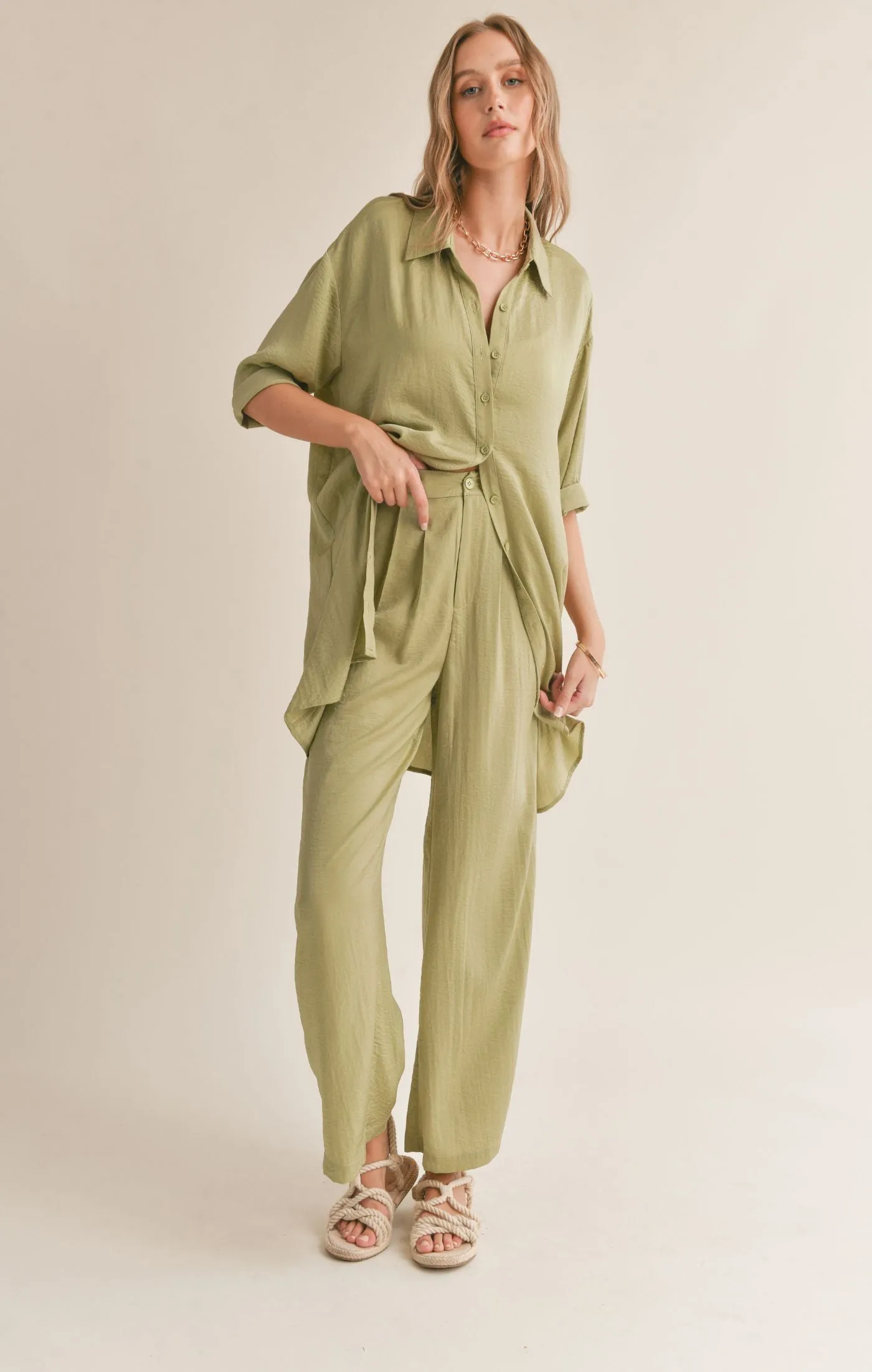 Sadie And Sage Juicy Pleated Pants