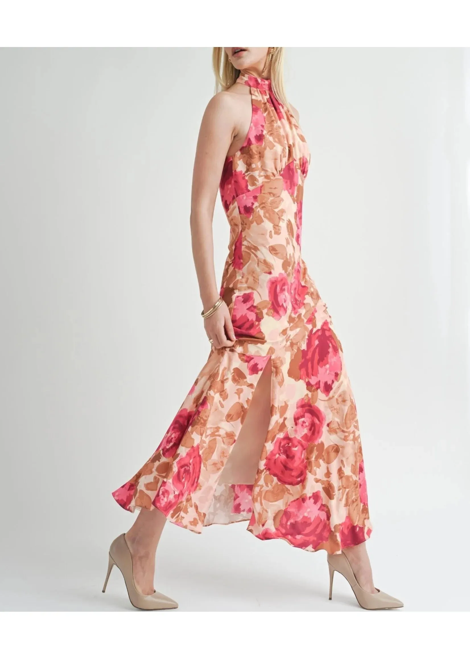 Sage The Label Empowered Halter Maxi Dress