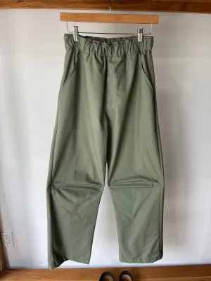 SAMPLE SALE: Sample Everyday Pant - Green Ripstop (Pleated Knee)