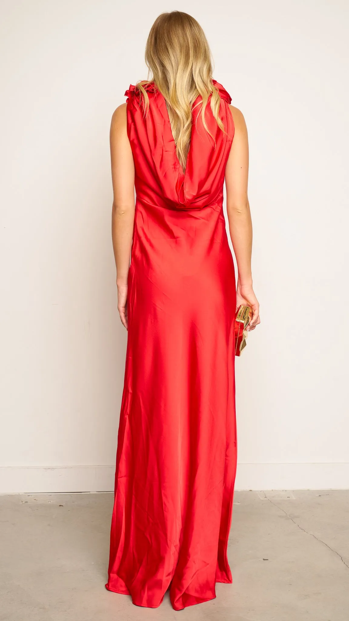 Sanna Maxi Dress in red