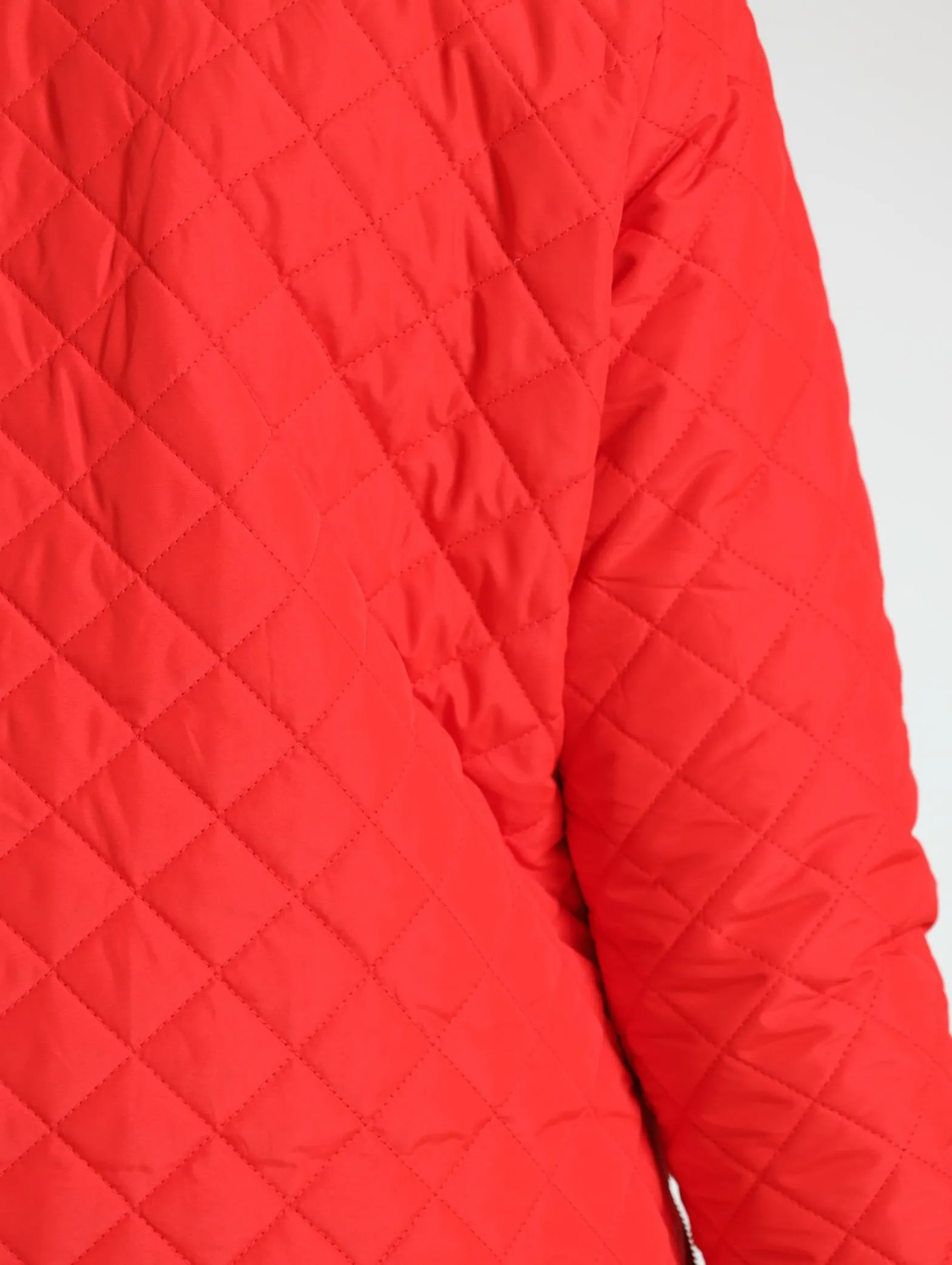 Sara Quilted Coat - Red