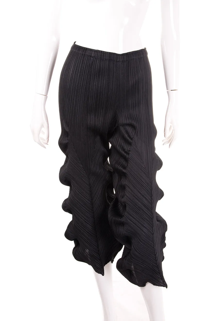 Sculptural Pleated Pants