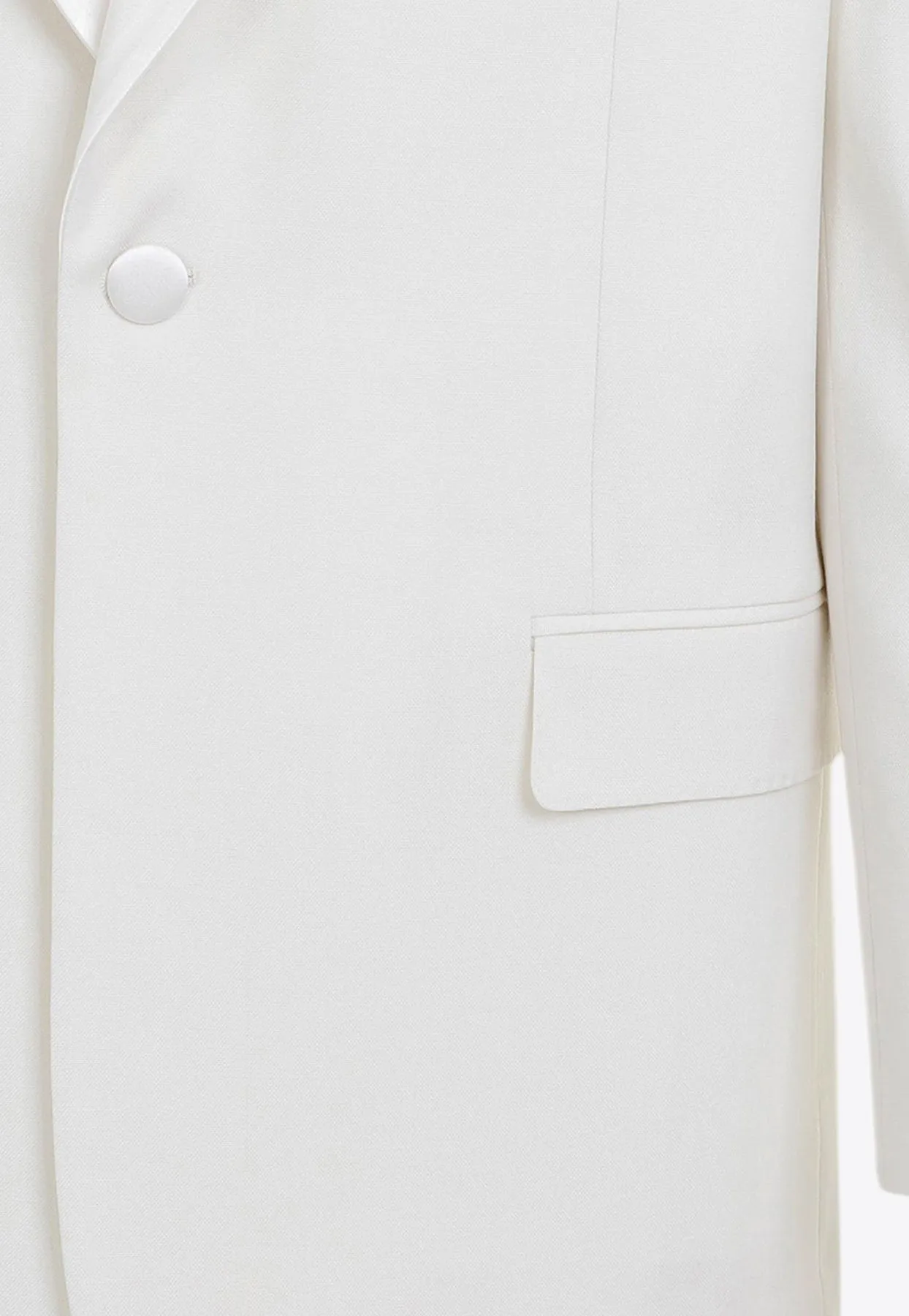 Shawl Lapel Wool Tuxedo Blazer