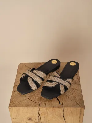 Sicily Raffia Slipper