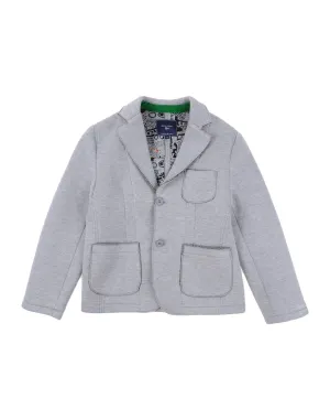 Silvian Heach Junior - Boys Neoprene Beard Jacket, Grey - 12Y
