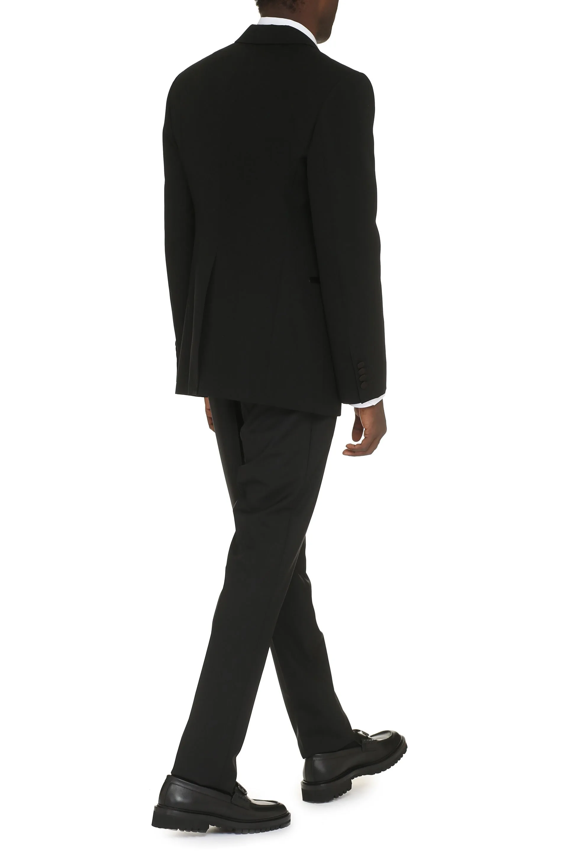 Single-breasted one button jacket