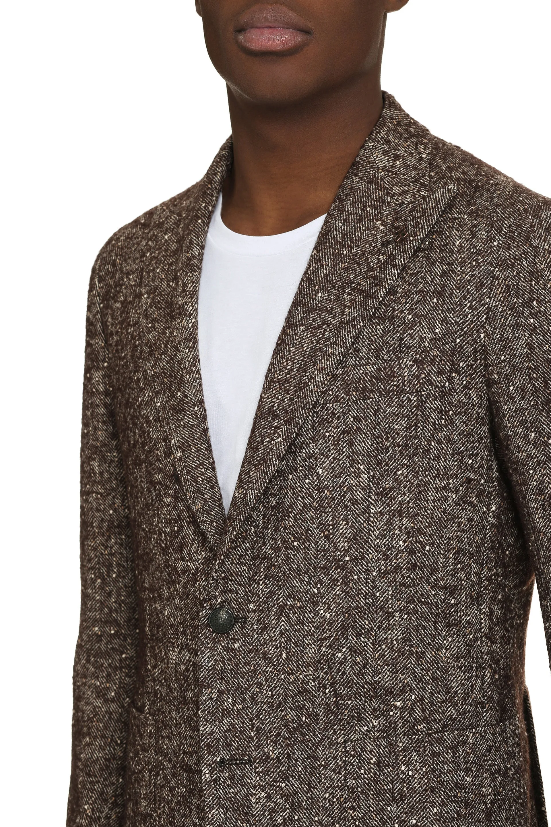 Single-breasted two-button blazer
