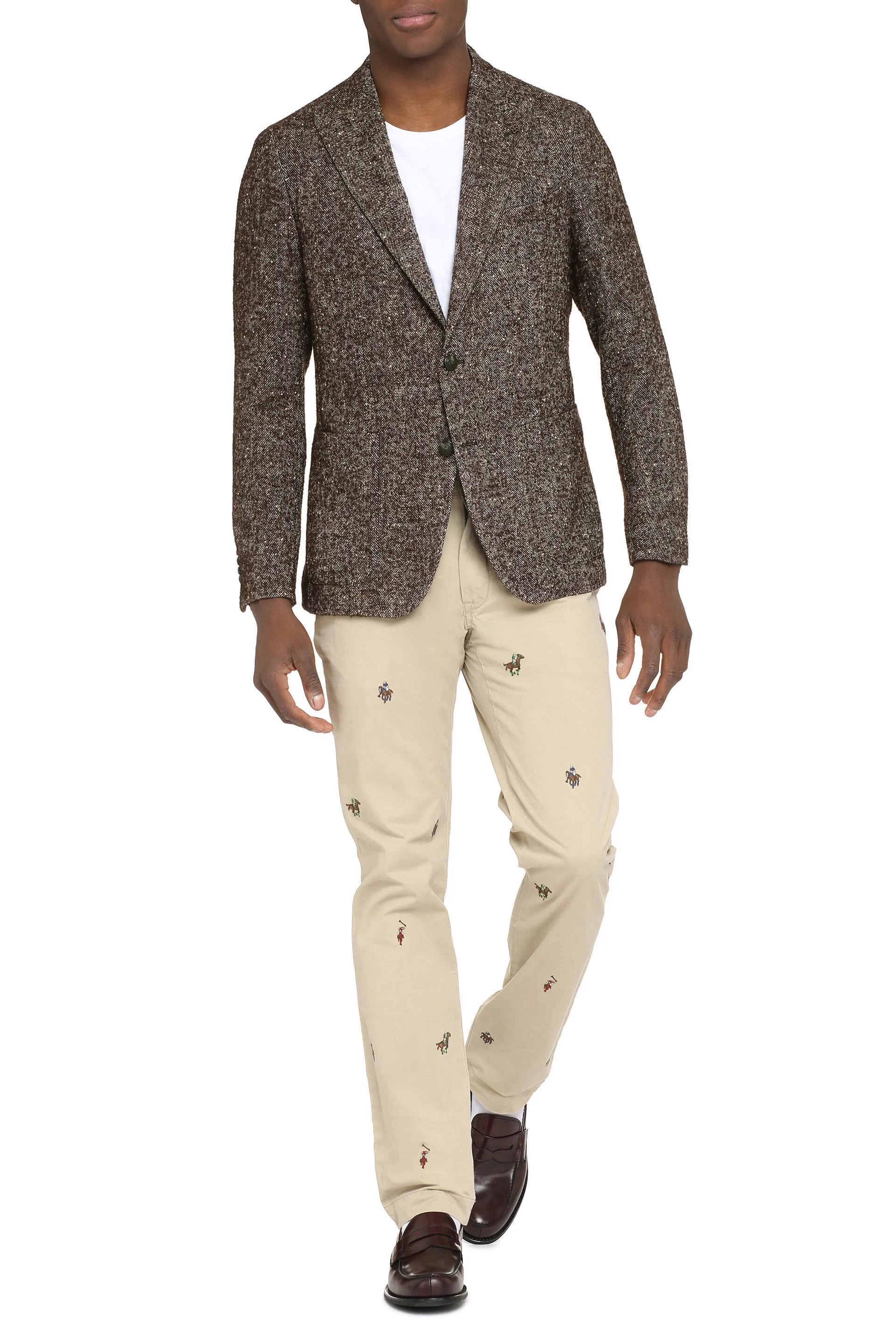 Single-breasted two-button blazer