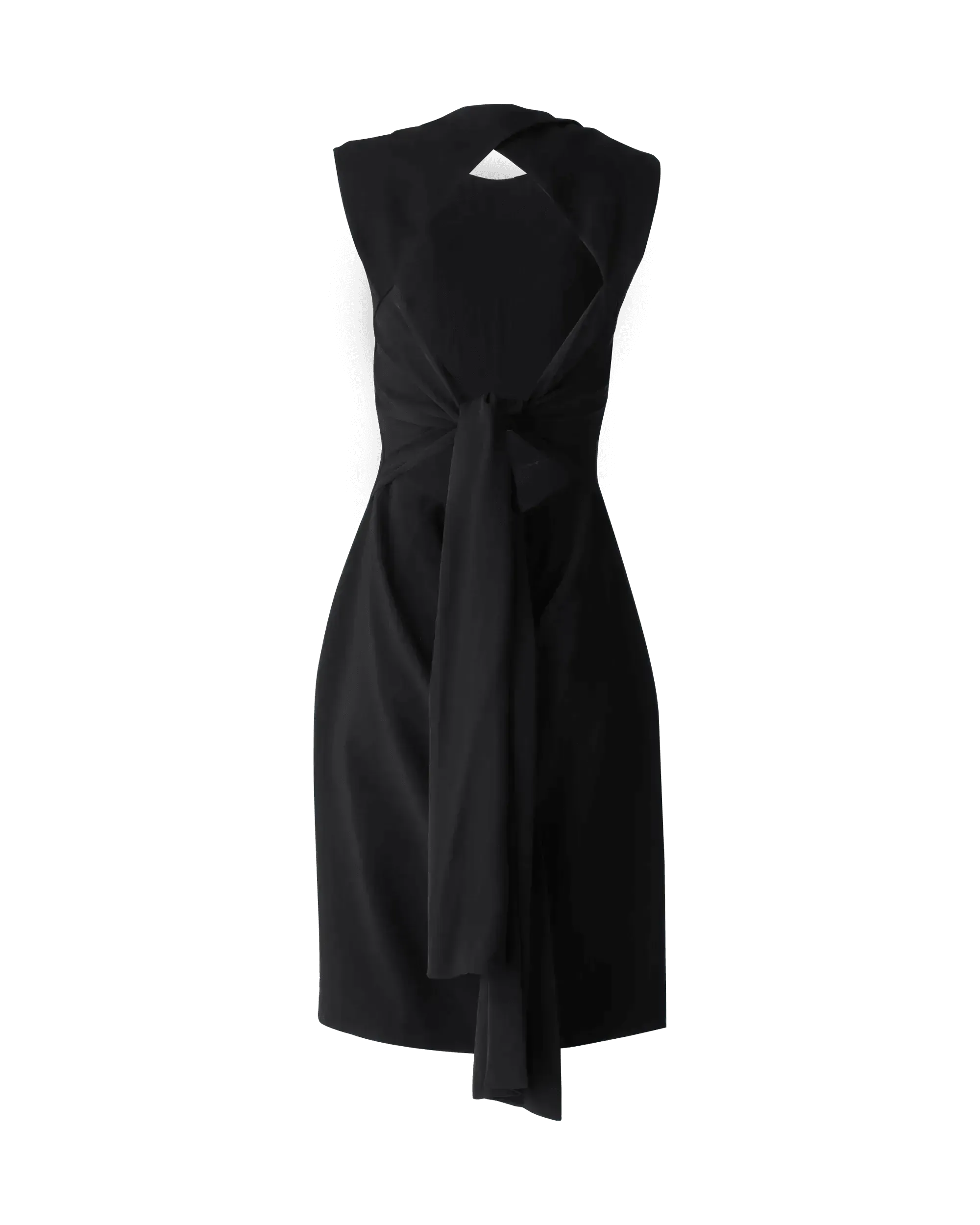 Sleeveless Back Tie Dress
