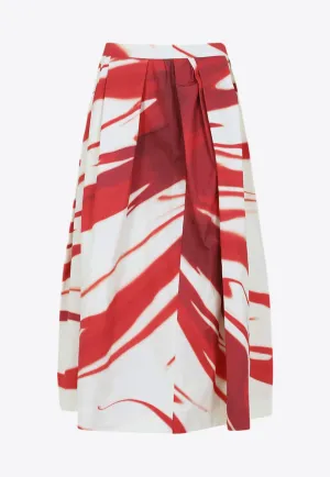 Soni Printed Midi Skirt