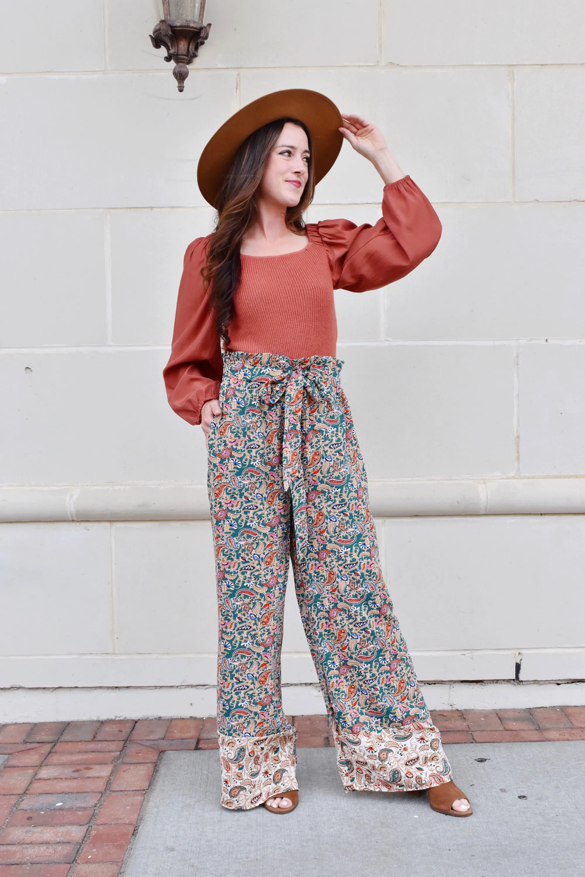 Soul Sister Paisley Paperbag Pants