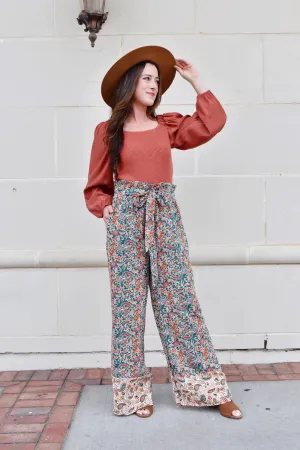 Soul Sister Paisley Paperbag Pants