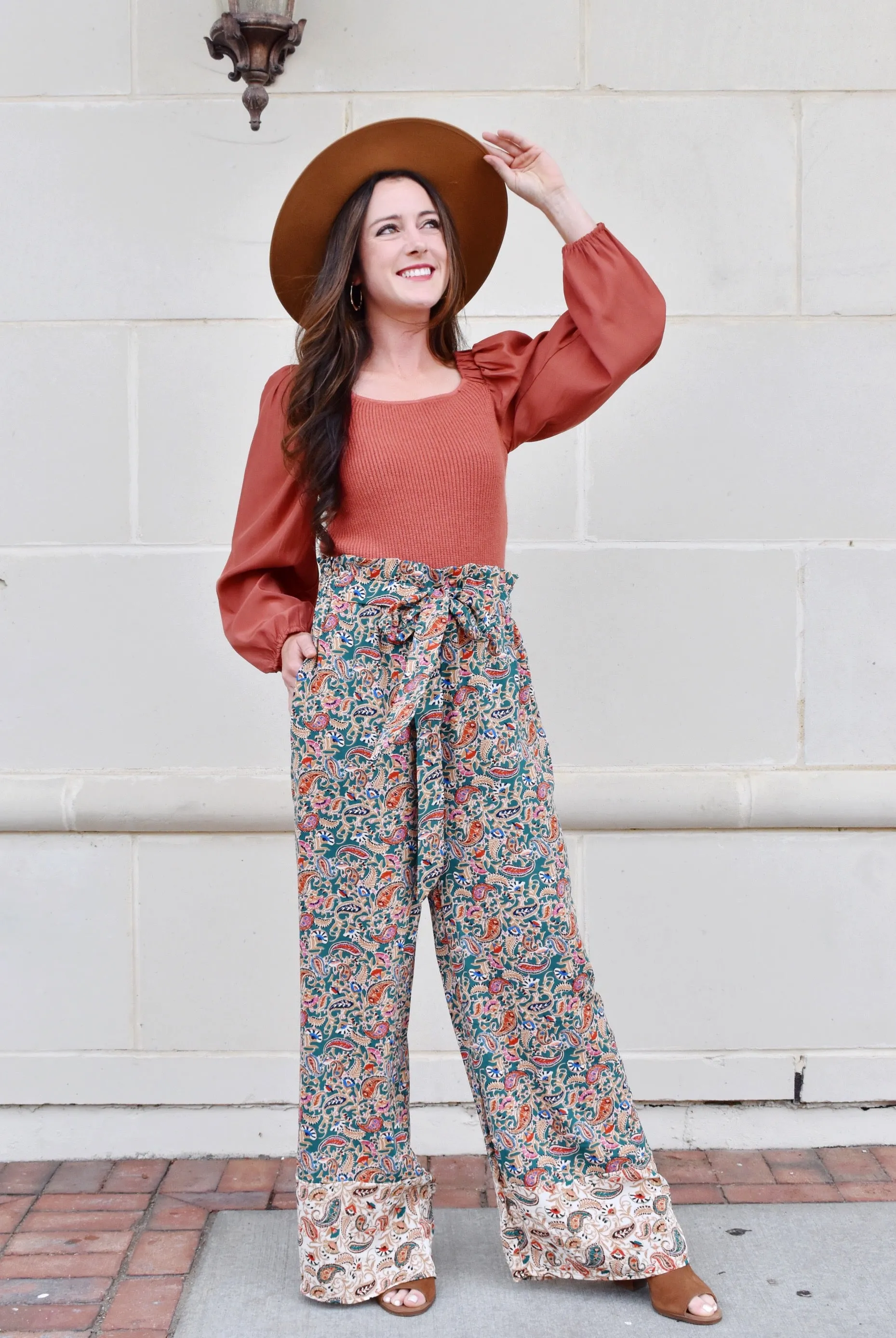 Soul Sister Paisley Paperbag Pants
