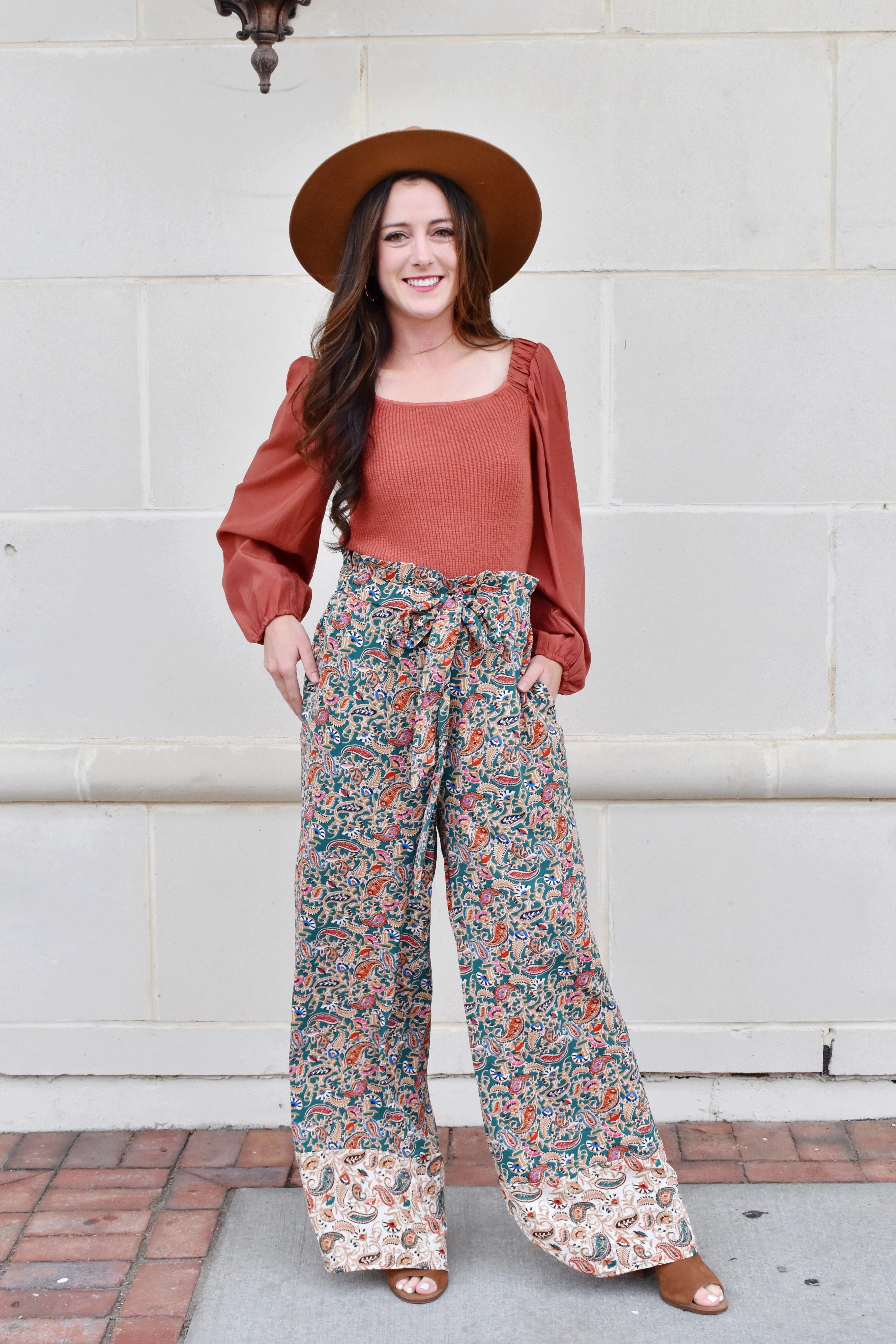 Soul Sister Paisley Paperbag Pants