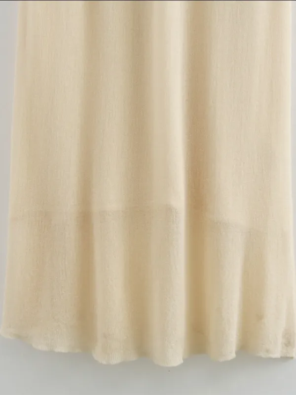 Strapless Maxi Dress with Floral Embellishment
