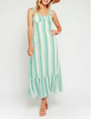 Stripe Maxi Dress