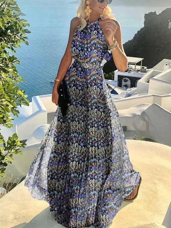 Stunncal Polka Dot Pleated Dress