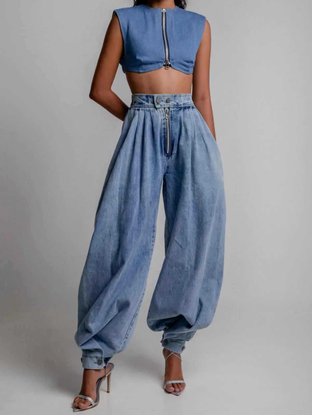 Summer Breeze Paperbag Waist Jeans - Perfect for Casual Days