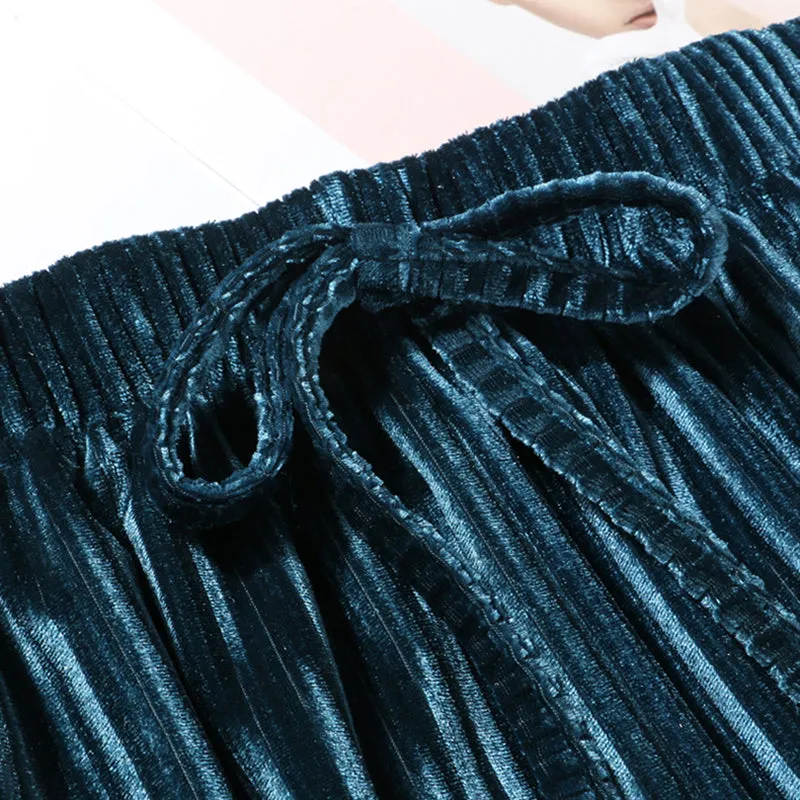 Summer Pleated Wide Leg Pants