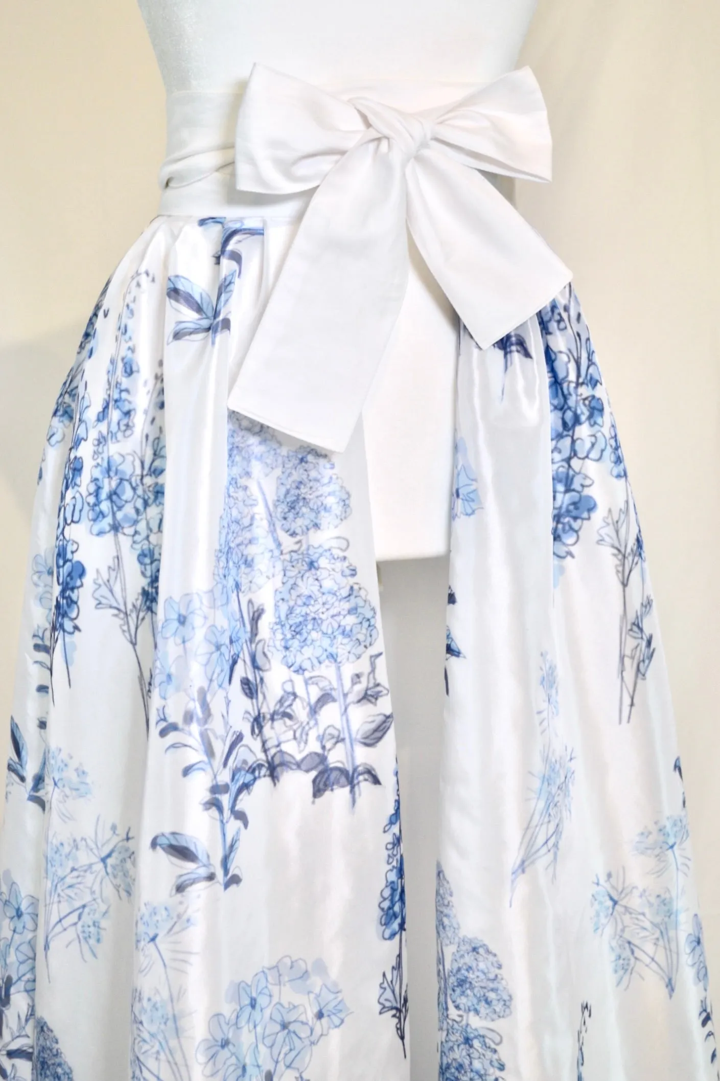 Taffeta Overskirt in English Garden